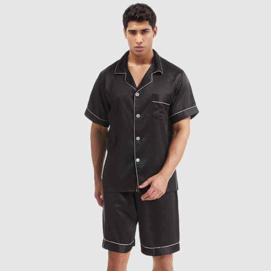 Men's short-sleeved sleepwear 