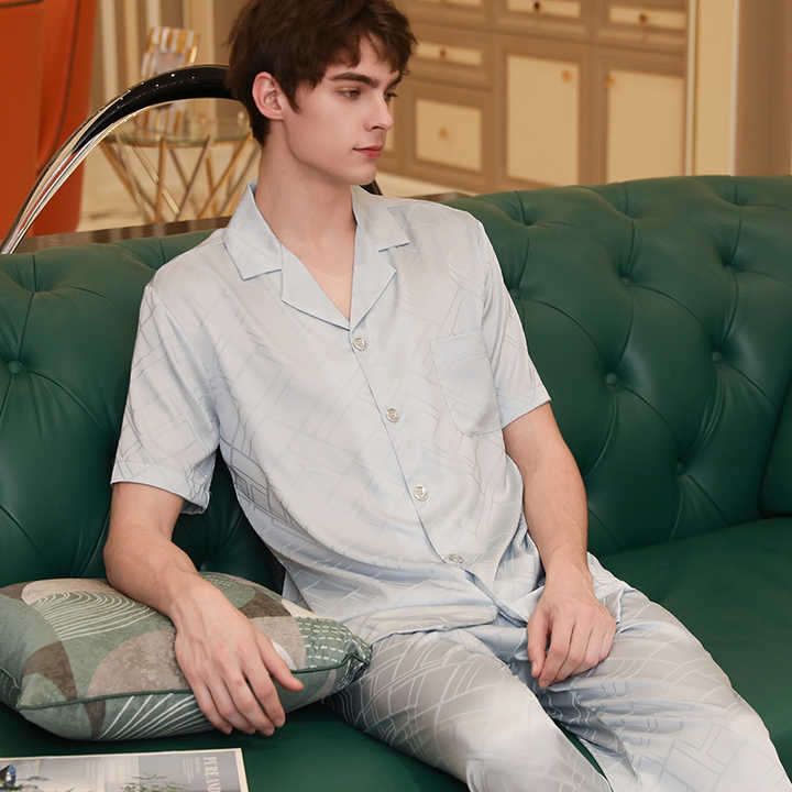 Men's short-sleeved sleepwear