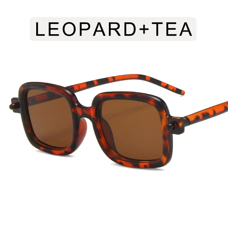 Sunglasses Thick Frame -نظارات شمسية مربعة عتيقة
