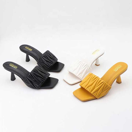 Classic women's solid rubber heel 