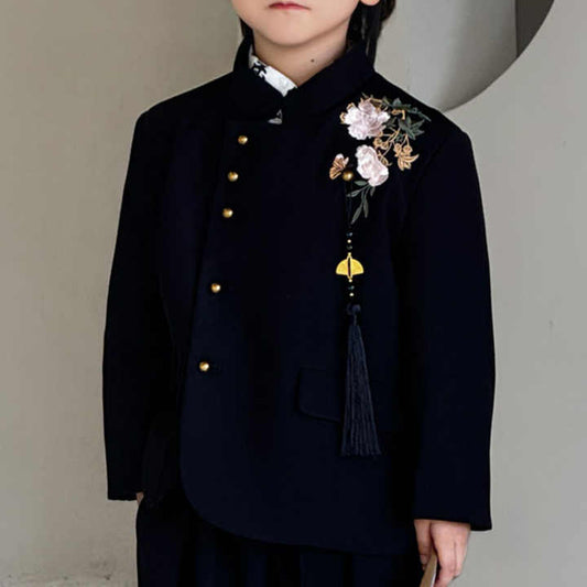 Chinese Style Boys Tang Suit New Design Embroidered 