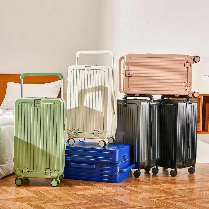 Multifunctional Wide Wheeled Luggage Bag