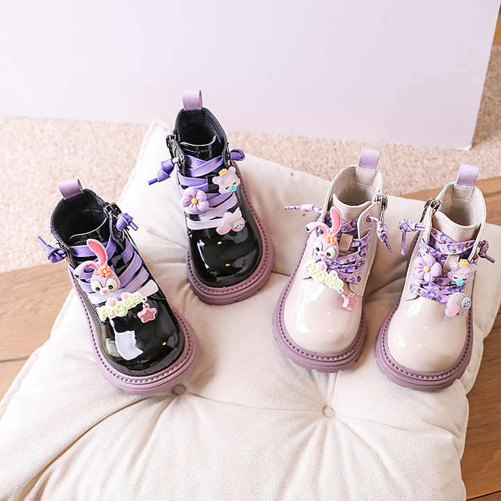 Girls' winter lined boots 