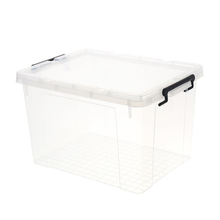 transparent storage box 