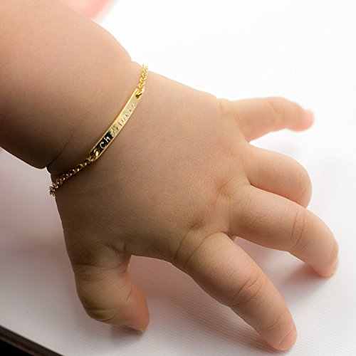 اكسسوارات أطفال سوار مخصص للأطفال مطلي بالذهب