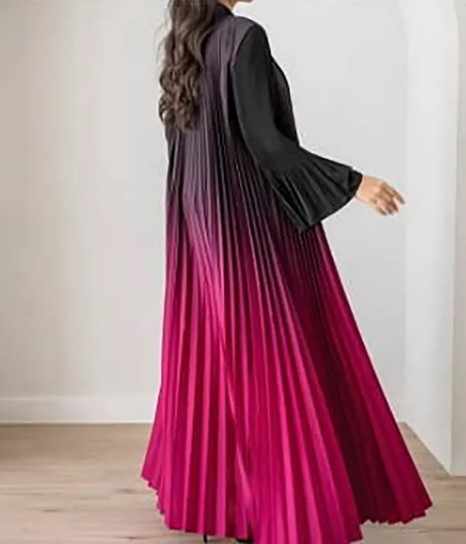 عباية ملونة موضة خريف