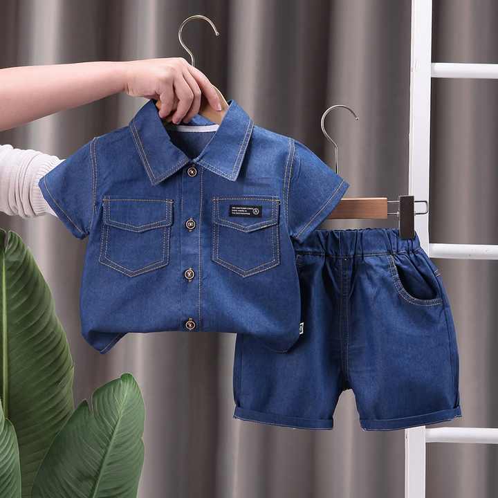 Baby Boys Summer Suit, Baby Boys Summer Denim 