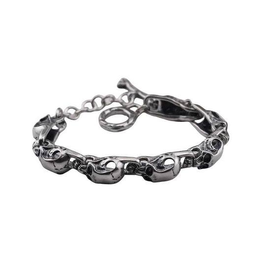 Fashion Thai Silver Bracelet Hip Hop Design 