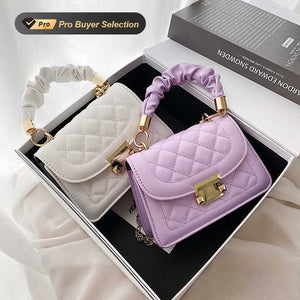 Korean diamond studded shoulder bag 