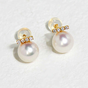 Akoya pearl earrings 