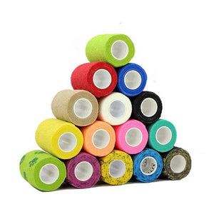 Wrap, cohesive bandages for veterinary wrapping 