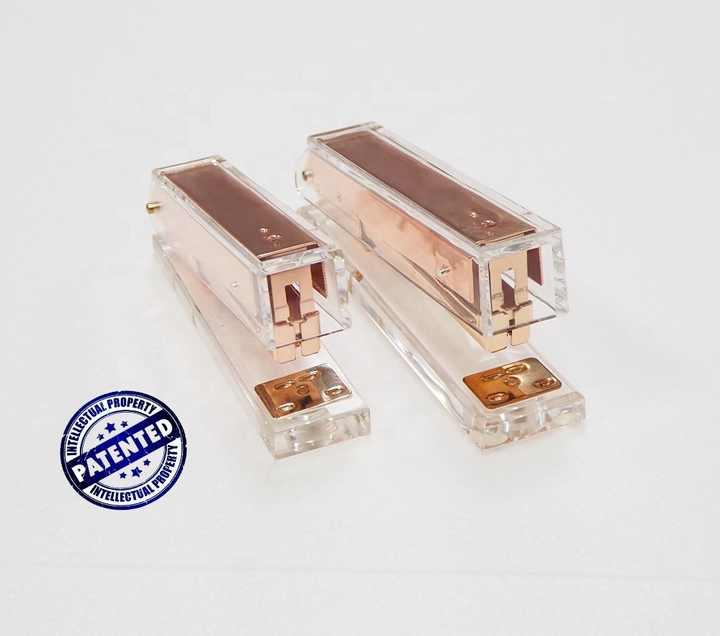 Huisen الفاخرة مجموعة قرطاسية للمكتب روز . Huisen Luxury Office Stationery Set Rose Gold Metal Clear