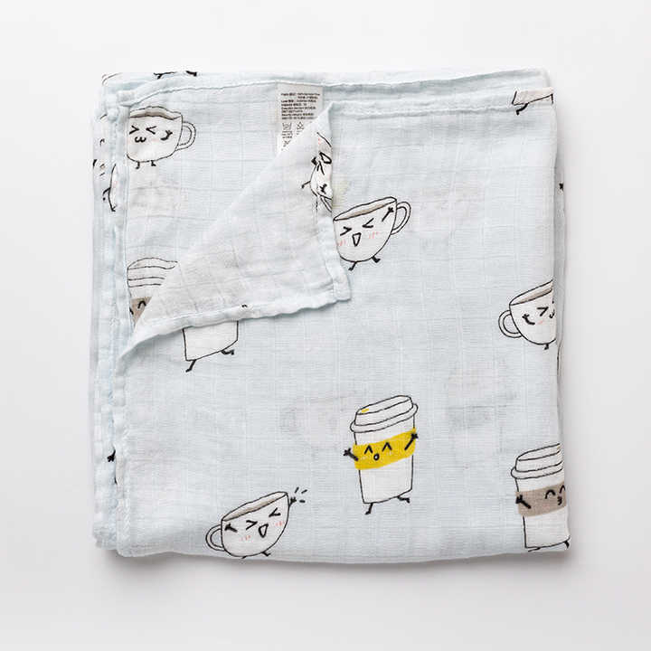 Muslintree Wholesale Cute Printed Baby-بطانية أطفال مطبوعة