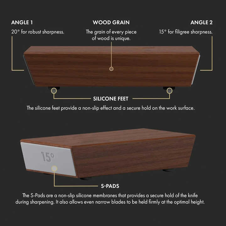 Rolling Knife Sharpener -مبراة سكاكين دوارة