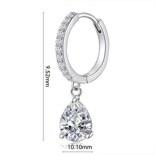 High Quality Vintage Zircon Earrings Elegant Women Girls Dangle Earrings Jewelry 
