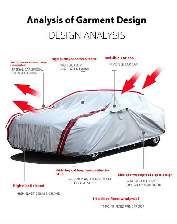 OEM 210D T Universal Model UV Protection Waterproof Car Accessories 