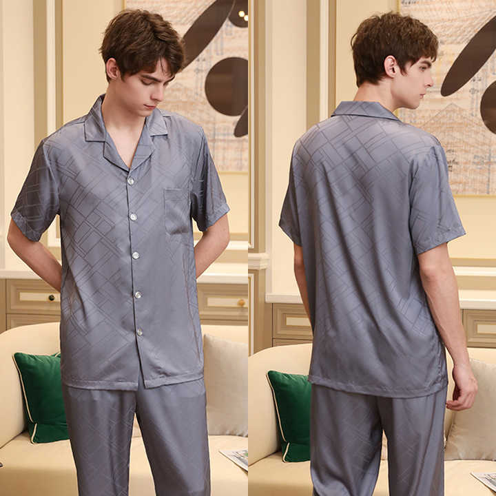 Men's short-sleeved sleepwear