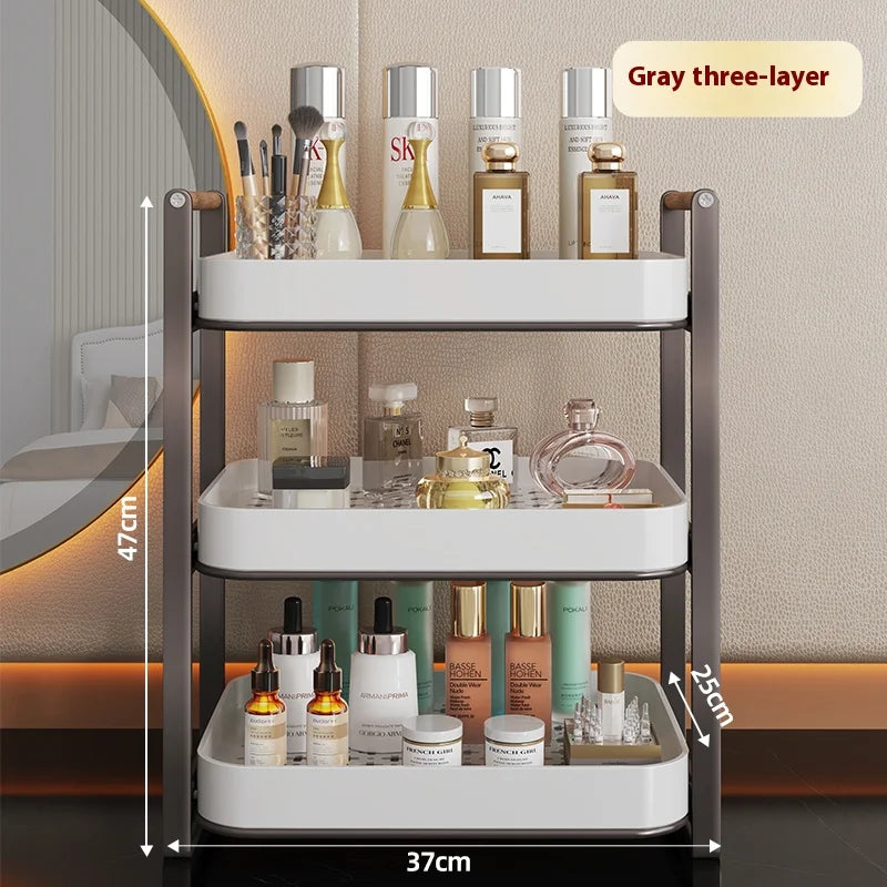 cosmetic storage shelf