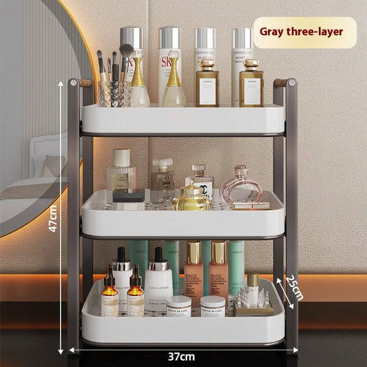 cosmetic storage shelf