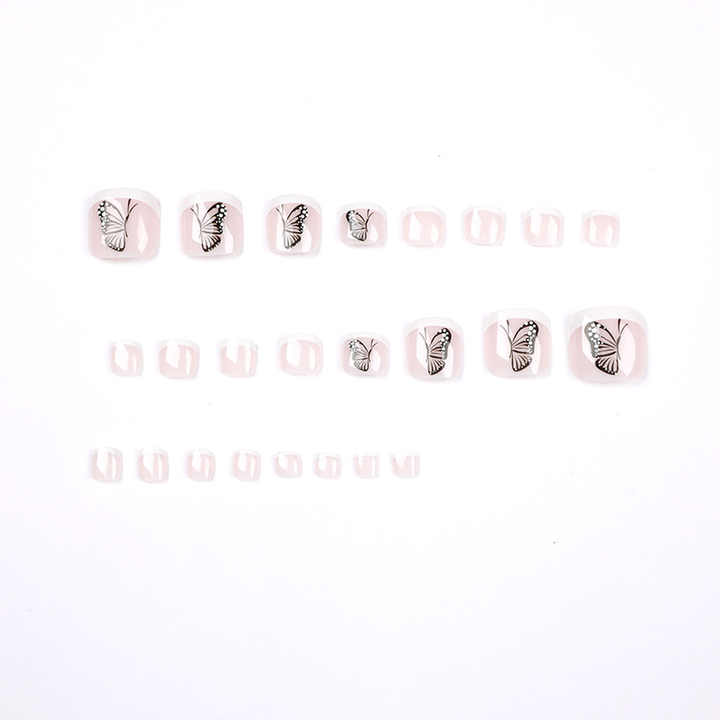 اظافر صناعيه للقدم - artificial toenails