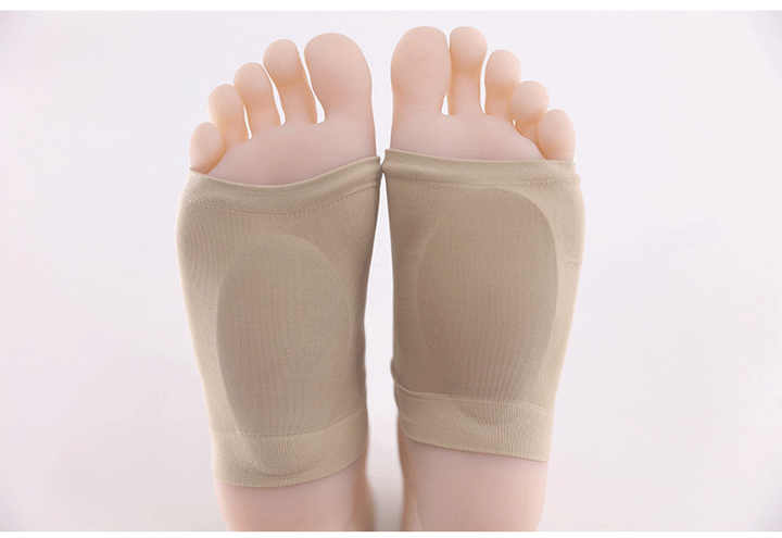 Padded Sleeve Compression Socks Silicone gel insole, arch support
