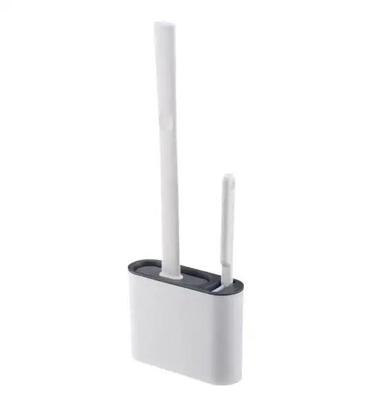 Toilet brush and holder set