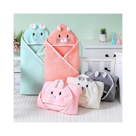 Baby Towel with Hooded Hooded Towel for Kids Girls Boys Sleeveless Coral Towel 