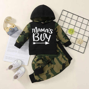Boys' pants long-sleeved clothing set 