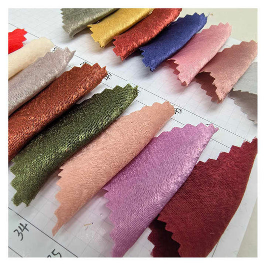 Feeling Satin Fabric for Dress/blouse/sleepwear ألوان متوفرة في المخزون، نسيج ناعم