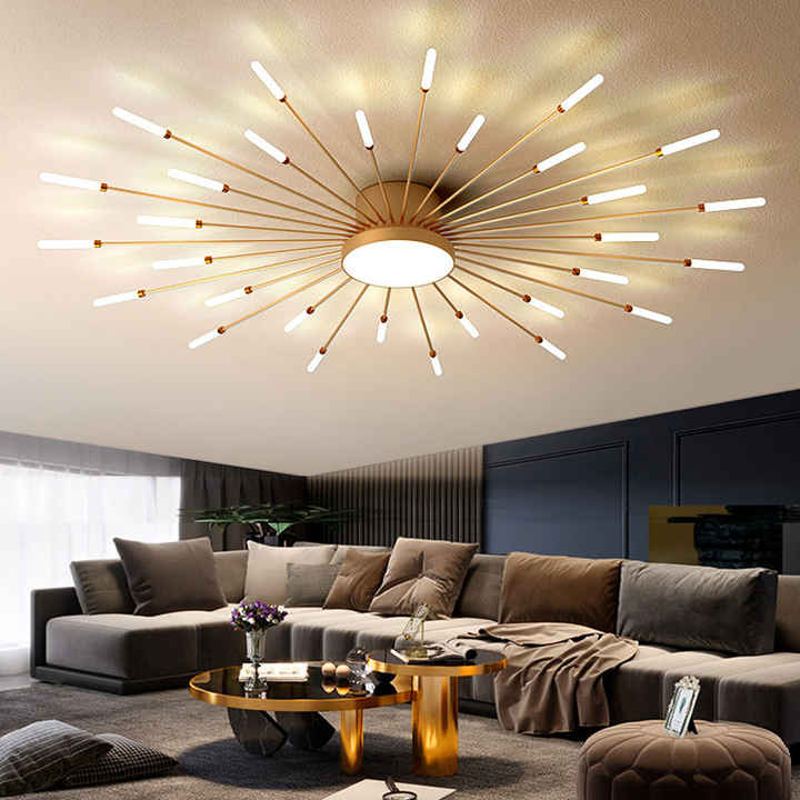 living room lighting fireworks 