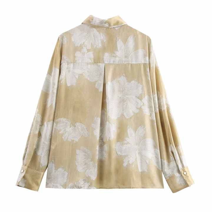 New stylish summer women's blouses with floral print