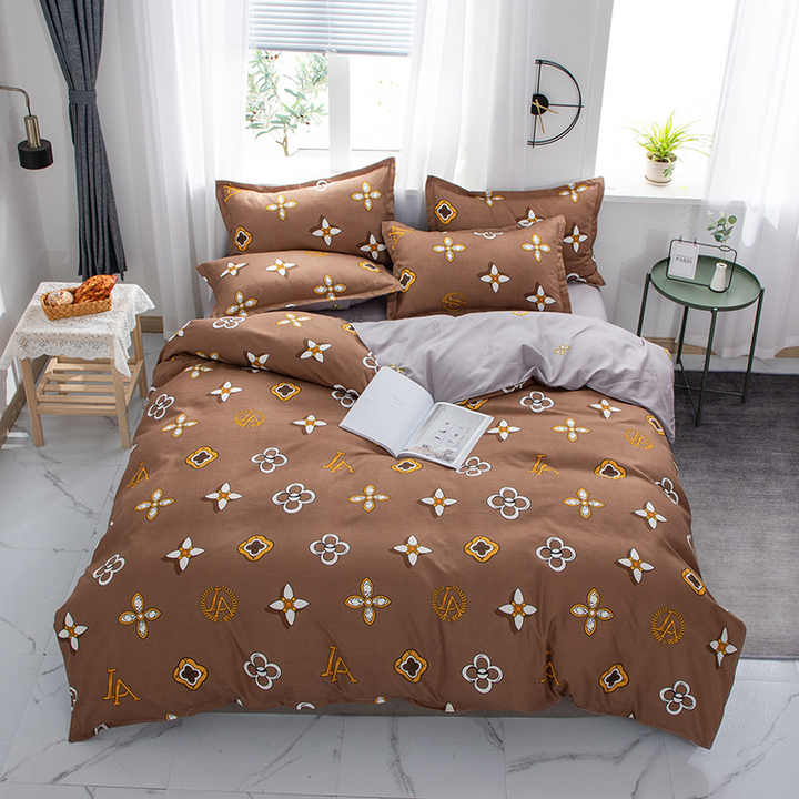 European style jacquard boutique cotton bed sheets king 