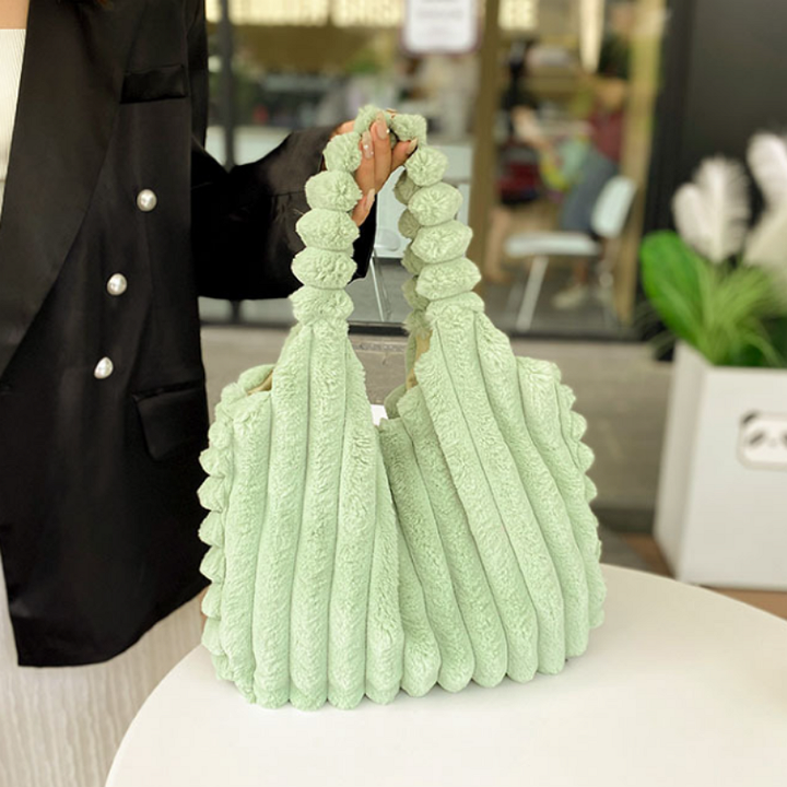 Simple and soft autumn handbag