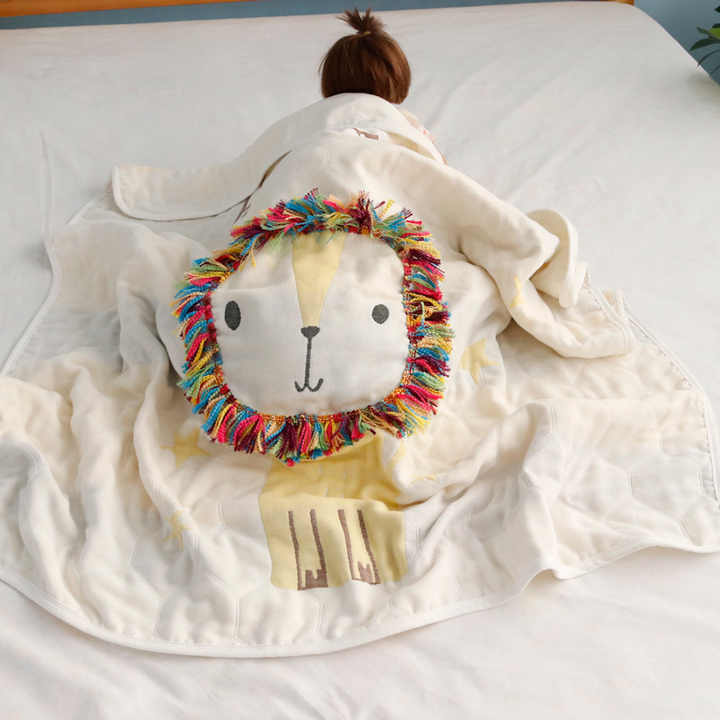 Baby 6-layer Jacquard Gauze Cover 