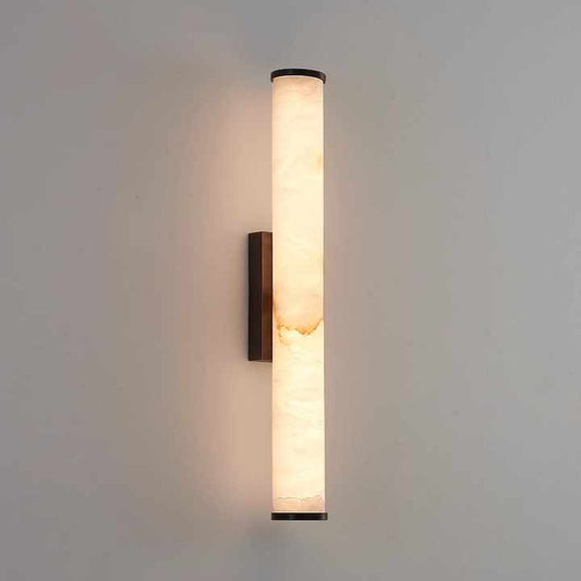 شريط مصباح حائطي حديث وبسيط من الرخام . Modern and simple Spanish natural marble wall lamp