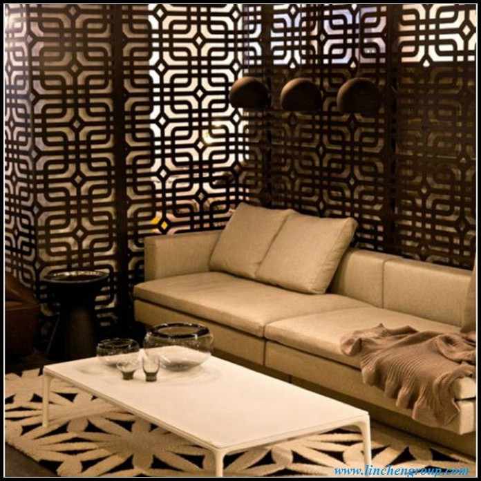 Wood plastic composite fence home decoration 