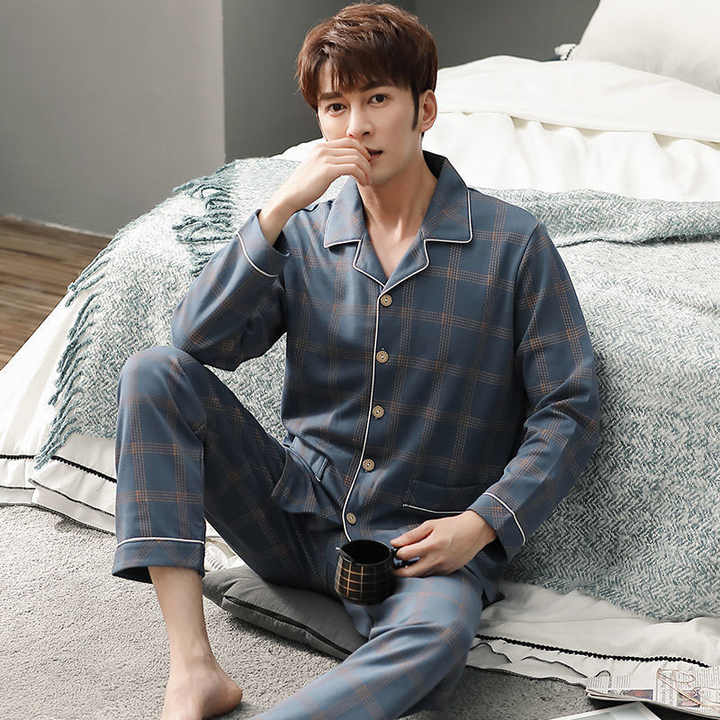 طقم بيجامة قطنية