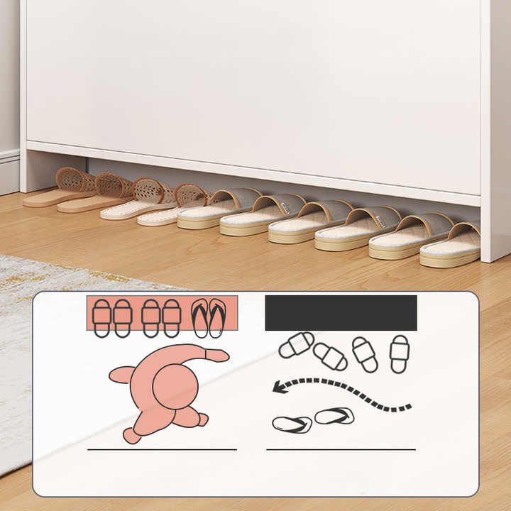 Flip-up Shoe Rack, Ultra-thin Home Over-the-Door Cabinet, Small Storage Rack for Home Shoe Racks 