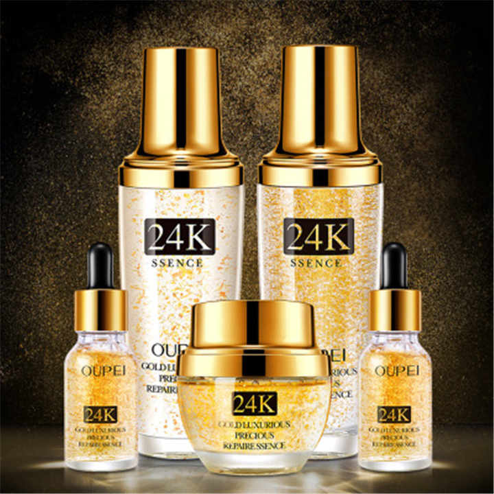 Gold Skin Care Sets Moisturizing 