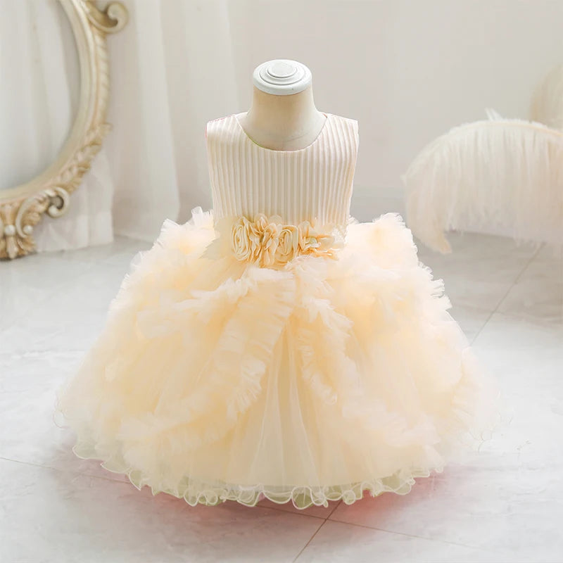 فستان الأميرة الزهرية   - Flower Princess Dress