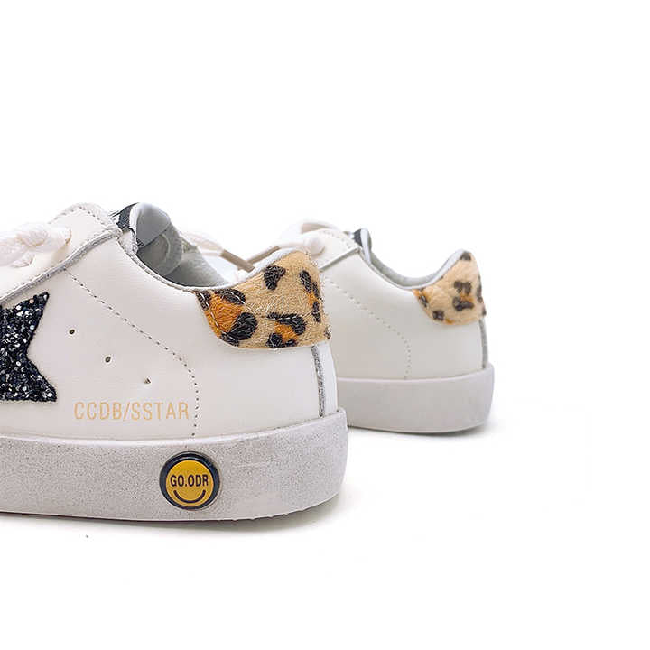 أحدث أحذية رياضية للفتيات الصغار من جلد النمر ، أحذية رياض, stylish toddler sneakers, star shoes, wholesale children's shoes, custom casual shoes