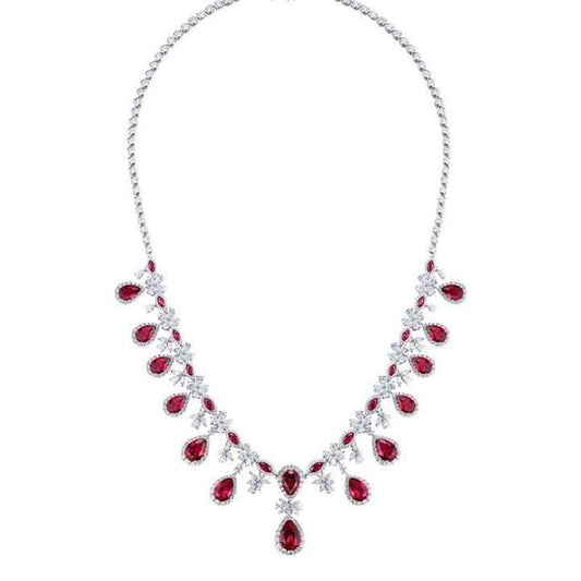 قلادة فاخرة جديدة من الفضة الإسترلينية عيار 925New Luxury 925 Sterling Silver Necklace