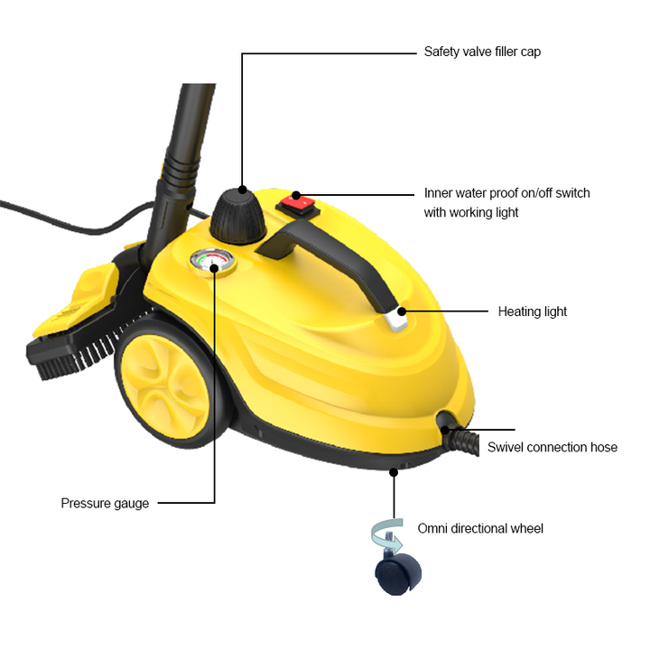 Steam cleaner vacuums 