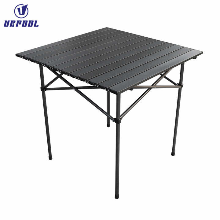 Outdoor garden furniture table, folding camping table. 