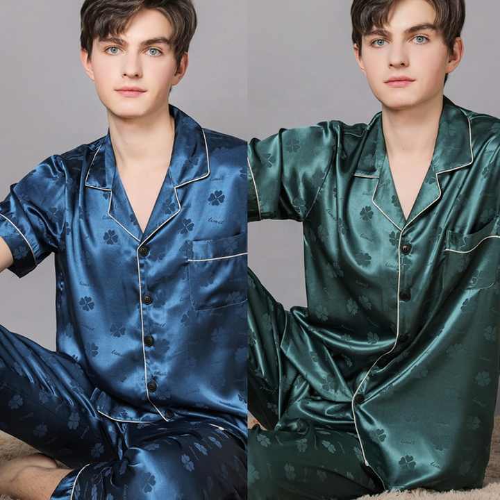 New Custom Button Down Pajama Homewear 