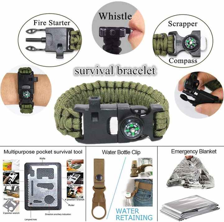 Camping survival bag 