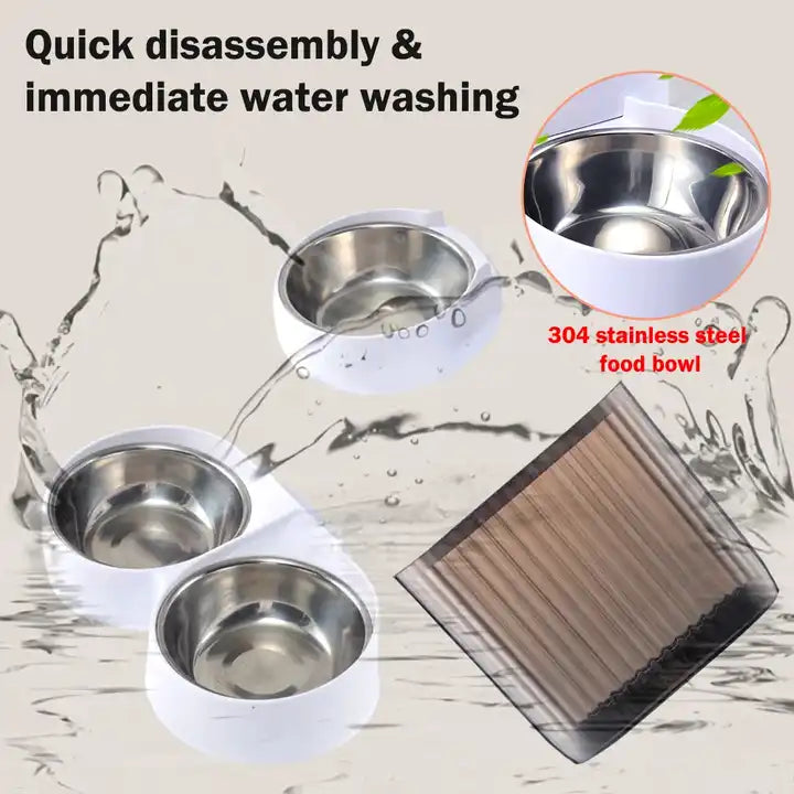 Smart Portable with Camera Remote Control Cat and Dog Feeder - Bowls and Feeders 