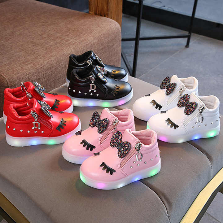 Girls' light-up boots 