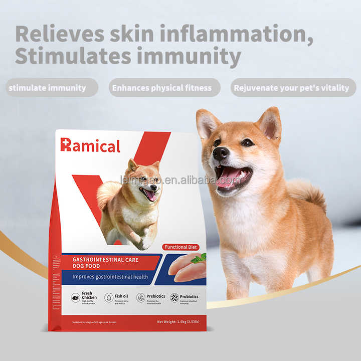 Improve Intestinal Immunity Samples Pet Food Adult Puppy Pet Treats Regulate Bowel Plants Dry Dog Food 