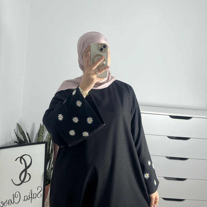 Traditional colorful abaya 